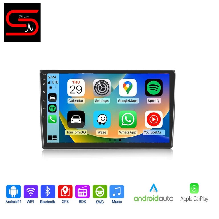 Audi A4 S4 RS4 8E B6 B7 2000-2009  Android Auto Radio GPS WiFi Bluetooth Carplay Android Auto