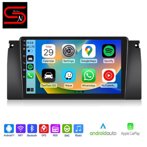 BMW E39 E53 M5 X5 1999-2005 Android Auto Radio GPS WiFi Bluetooth Carplay Android Auto