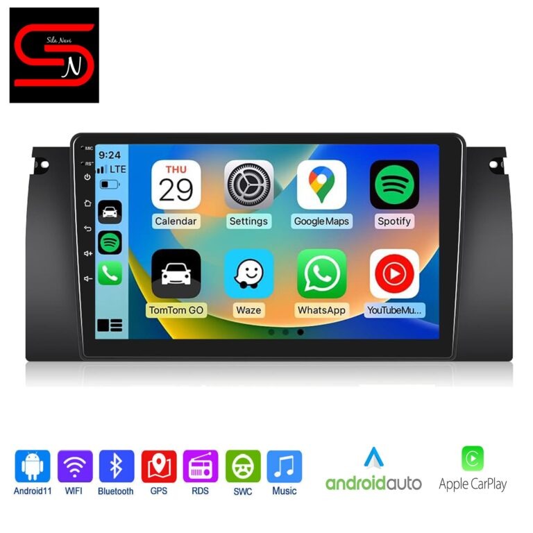BMW E39 E53 M5 X5 1999-2005 Android Auto Radio GPS WiFi Bluetooth Carplay Android Auto