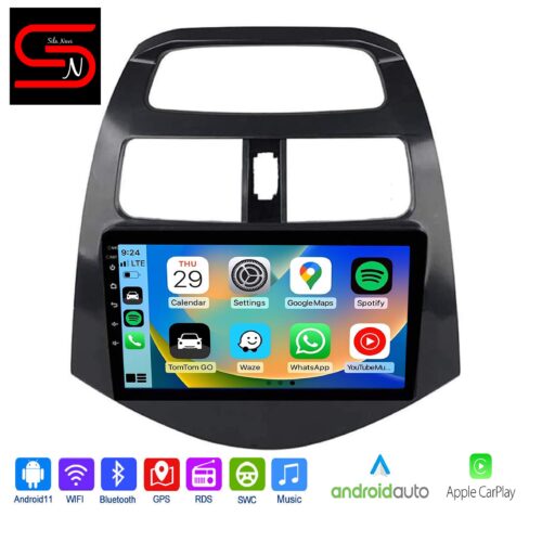 Chevrolet Spark 2010-2014 Android Auto Radio GPS WiFi Bluetooth Carplay Android Auto