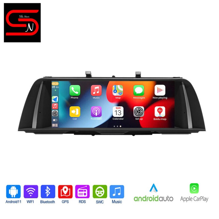 BMW 5er F10/F11 CIC NBT 2009 - 2017 10.25 Zoll Android System GPS WiFi Bluetooth Carplay Android Auto
