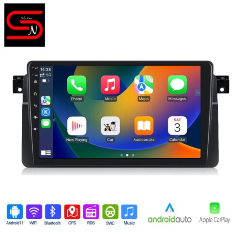 BMW 3er E46 1999-2005 Android Auto Radio GPS WiFi Bluetooth