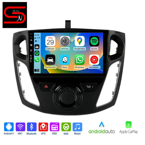 Ford Focus 2012-2018 Android Auto Radio GPS WiFi Bluetooth Carplay Android Auto