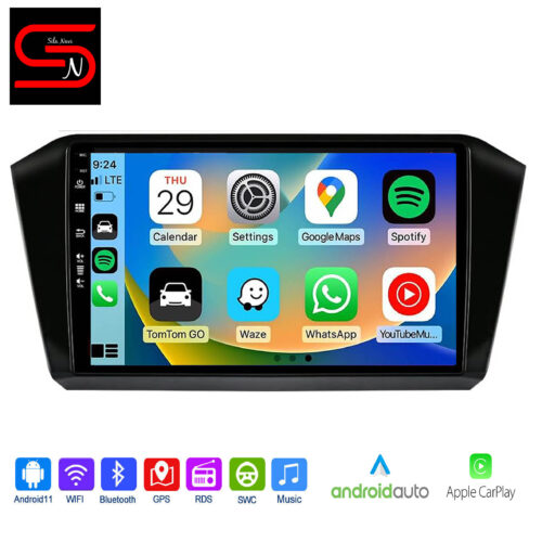 VW Passat B8 2015-2019 Android Auto Radio GPS WiFi Bluetooth Carplay Android Auto