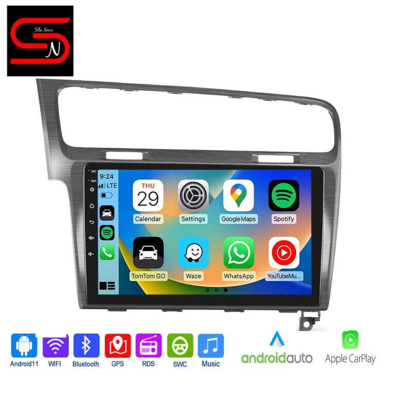 VW Golf 7 2013-2018 Android Auto Radio GPS WiFi Bluetooth Carplay Android Auto