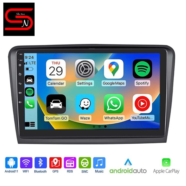 Skoda Superb 2 2008-2015 Android Auto Radio GPS WiFi Bluetooth Carplay Android Auto