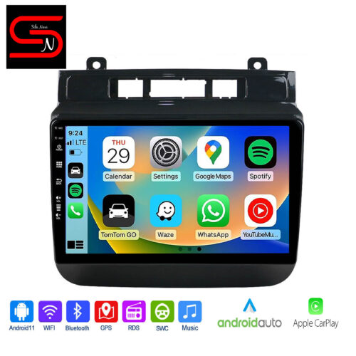 Volkswagen Touareg 2011-2017  Android Auto Radio GPS WiFi Bluetooth Carplay Android Auto