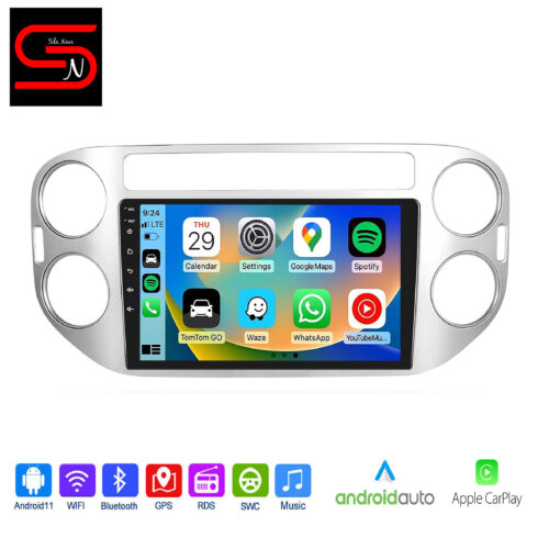 VW Tiguan 2006-2016 Android Auto Radio GPS WiFi Bluetooth Carplay Android Auto