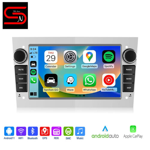 Opel Astra Antara Vectra Corsa Zafira Meriva Vivaro 7 Zoll Android Auto Radio GPS WiFi Bluetooth Carplay Android Auto