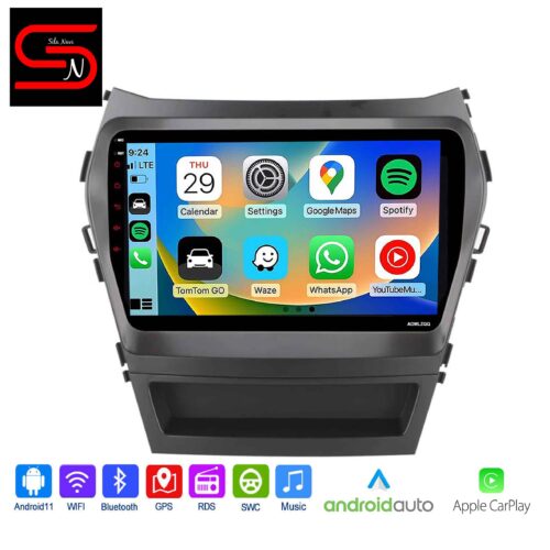 Hyundai IX45 Santa Fe 2013-2018 Android Auto Radio GPS WiFi Bluetooth Carplay Android Auto