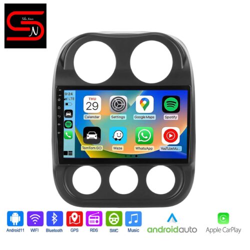 Jeep Compass Patriot 2010 - 2016 Android Auto Radio GPS WiFi Bluetooth Carplay Android Auto