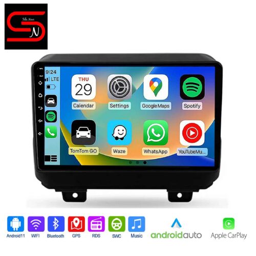 Jeep Wrangler 4 JL 2018 - 2019 Android Auto Radio GPS WiFi Bluetooth Carplay Android Auto