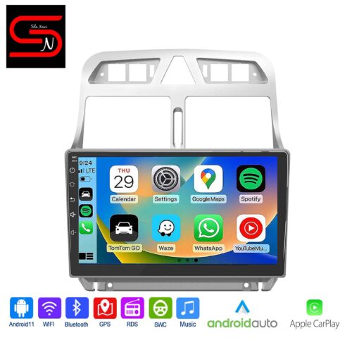 Peugeot 307 SW 2002-2013 Android Auto Radio GPS WiFi Bluetooth Carplay Android Auto