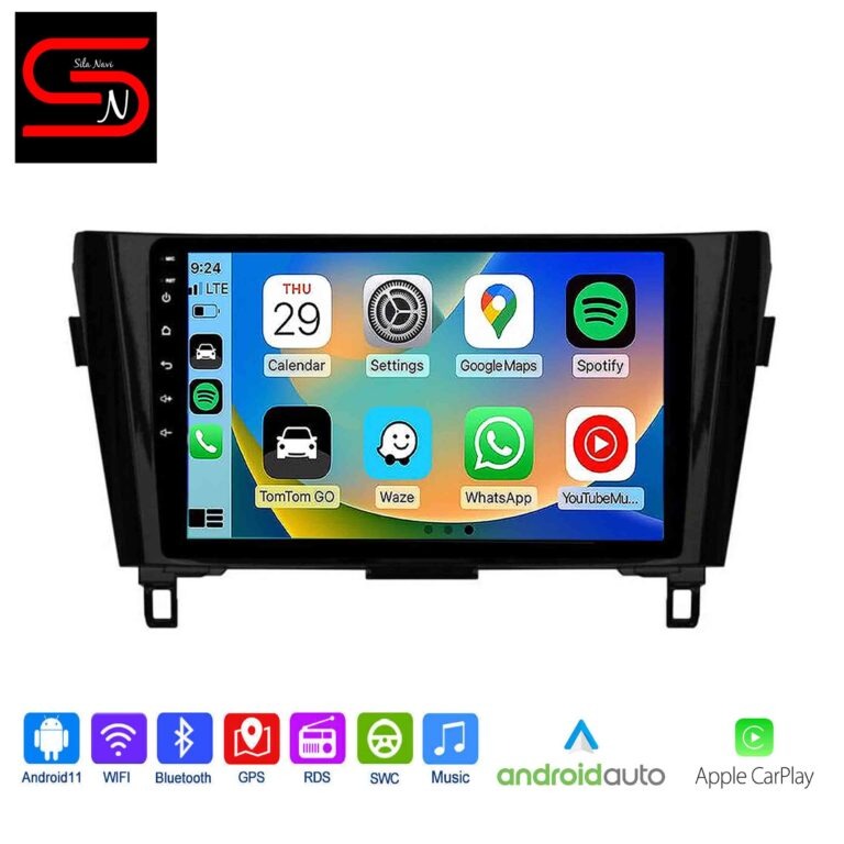 Nissan Qashqai J11 X-Trail 3 T32 2013-2020 Android Auto Radio GPS WiFi Bluetooth Carplay Android Auto