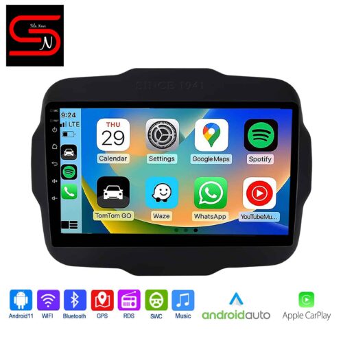 Jeep Renegade 2014-2018 Android Auto Radio GPS WiFi Bluetooth Carplay Android Auto
