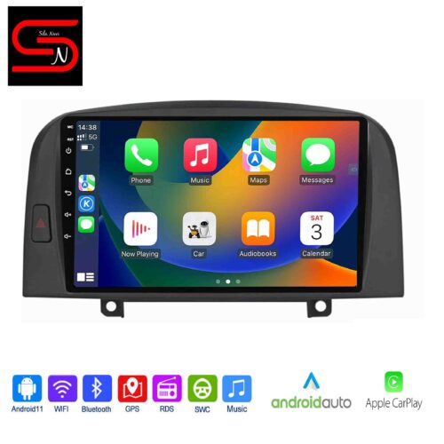 Hyundai Sonata 2004-2009 Android Auto Radio GPS WiFi Bluetooth Carplay Android Auto