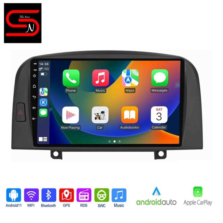 Hyundai Sonata 2004-2009 Android Auto Radio GPS WiFi Bluetooth Carplay Android Auto