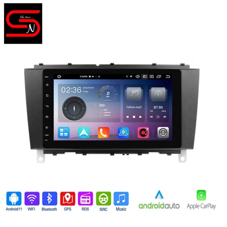 Mercedes Benz W209 CLK  Android Auto Radio GPS Wi-Fi Bluetooth Carplay Android Auto