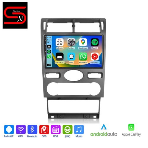 Ford Mondeo 2004-2006 Android Auto Radio GPS Wi-Fi Bluetooth Carplay Android Auto
