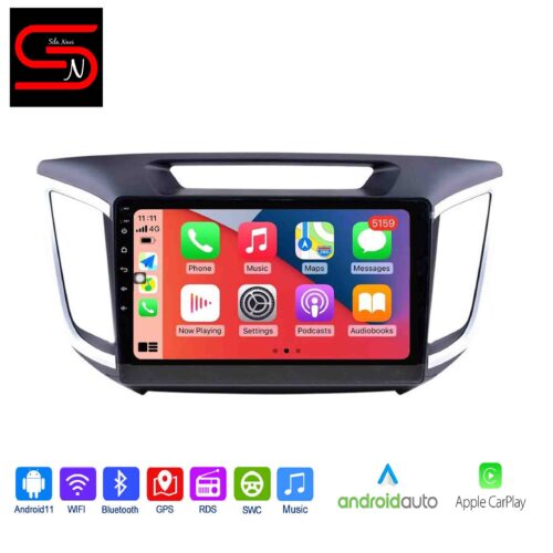 Hyundai ix25 Creta 2014 - 2016 Android Auto Radio GPS Wi-Fi Bluetooth Carplay Android Auto