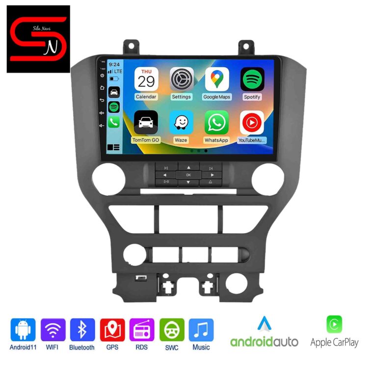 Ford Mustang 2015-2020 Android Auto Radio GPS Wi-Fi Bluetooth Carplay Android Auto
