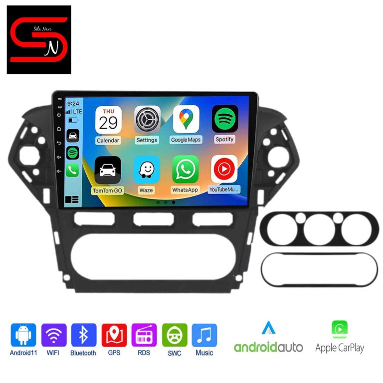 Ford Mondeo 2006-2010 Android Auto Radio GPS Wi-Fi Bluetooth Carplay Android Auto
