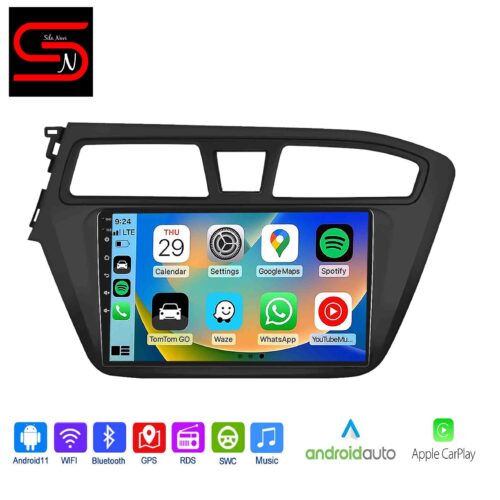 Hyundai i20 2018-2019  Android Auto Radio GPS Wi-Fi Bluetooth Carplay Android Auto