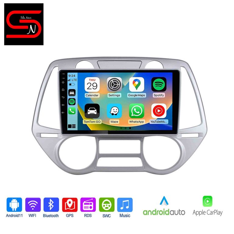 Hyundai I20 2010-2014 Android Auto Radio GPS Wi-Fi Bluetooth Carplay Android Auto