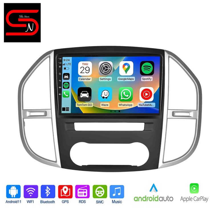 Mercedes Benz Vito W447 2014 2020-10.1 Zoll Radio GPS WiFi Bluetooth Carplay Android Auto
